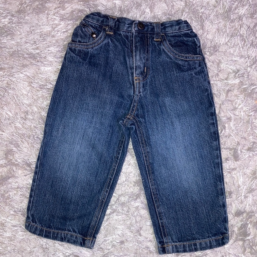 5/$20 baby headquarters 18m elastic waist jeans